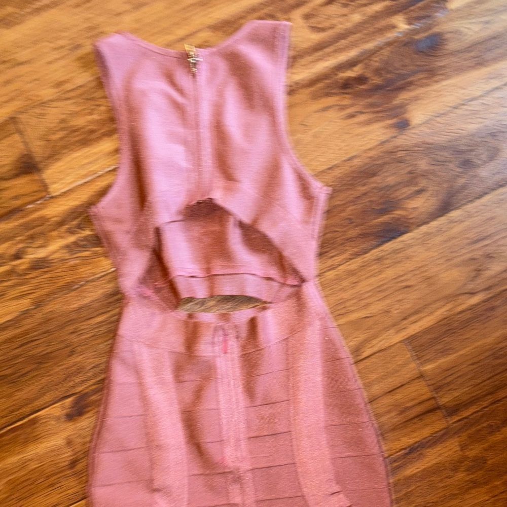 Wow Couture Pink Sleeveless Cutout Dress - Picture 7 of 9
